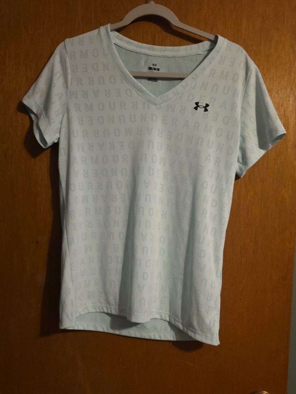 Under Armour Pale Mint V-Neck Performance Tee